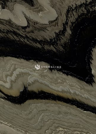 Abstract black and beige marble texture pattern
