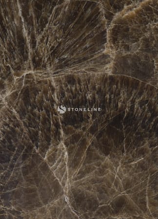 Close-up of textured dark brown marble surface