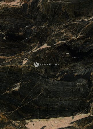 Black and brown textured marble surface