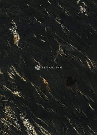 Dark marble surface with white veining