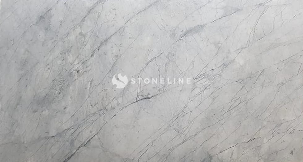 White marble texture with gray veining