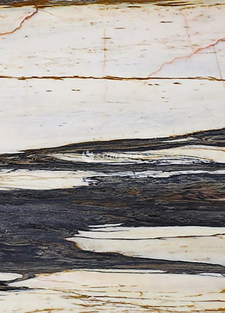 Close-up of black and white marble texture