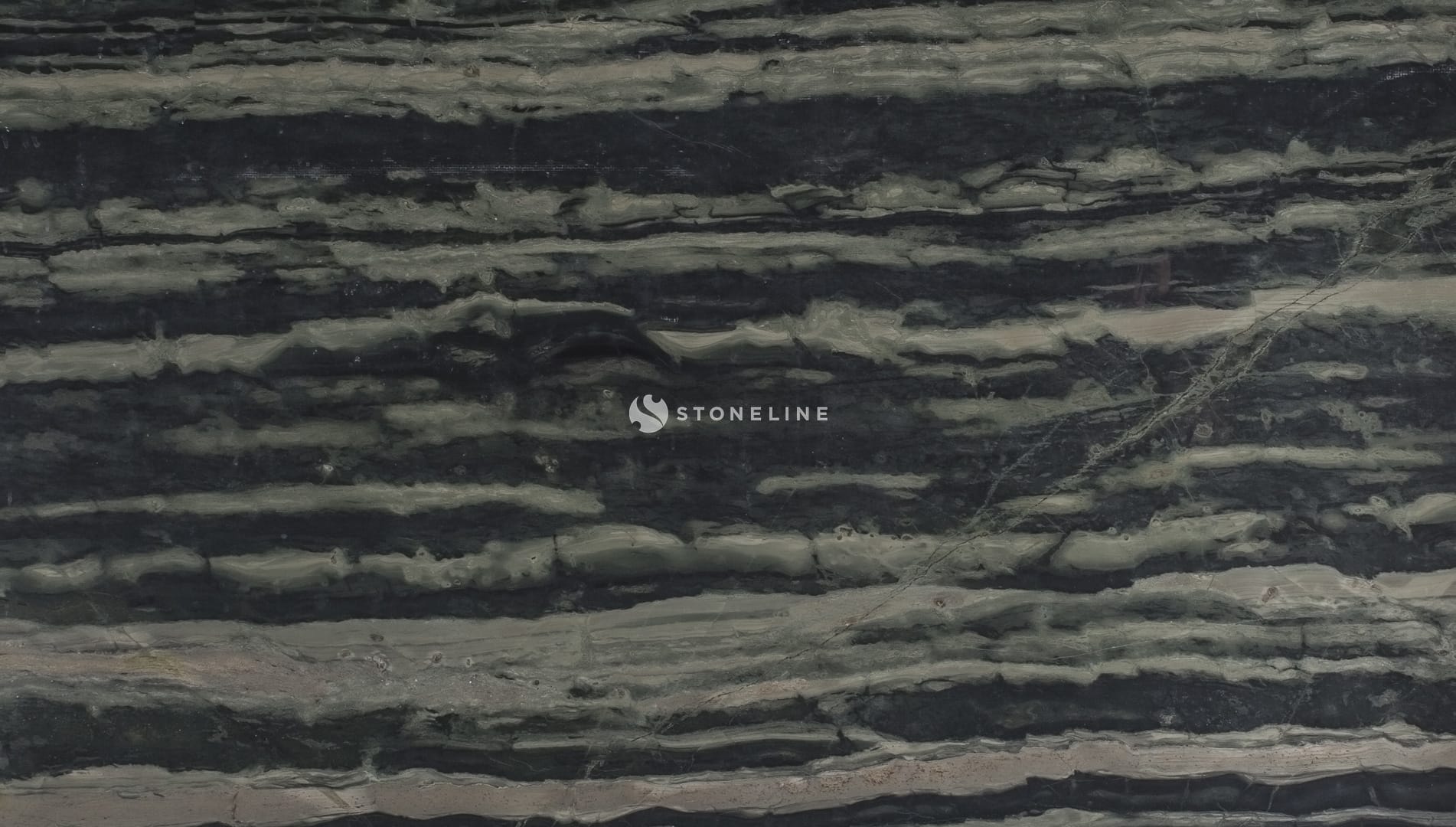 Abstract black and green striped texture