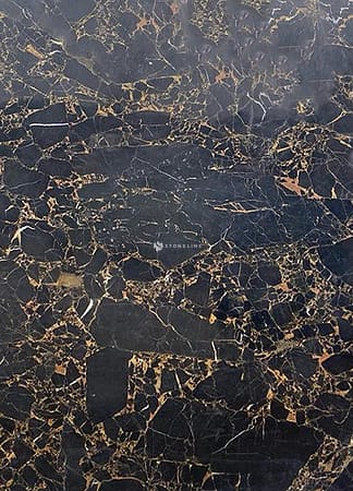 Dark marble texture with gold veins