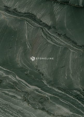 Green marble texture with white veins.