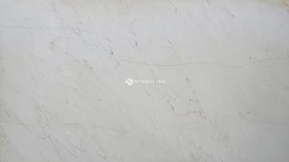 Close-up of white marble texture with veins