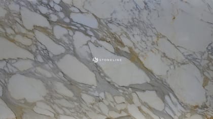 Close-up of white and gray marble texture