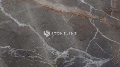 Close-up of polished marble surface with veins