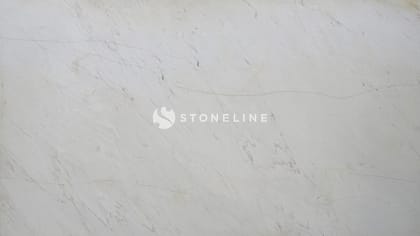 Close-up of white marble texture with veins