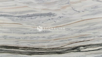 Close-up of multicolored marble texture pattern.