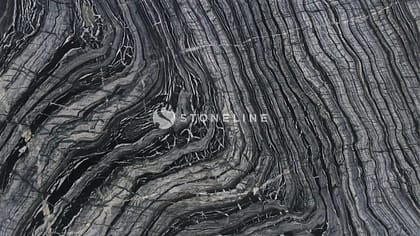 Close-up of textured gray rock layers