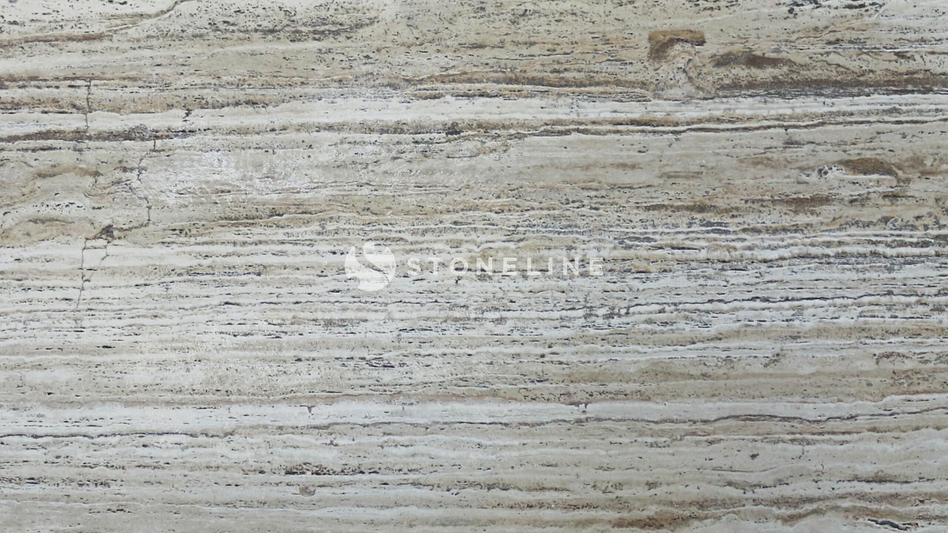 Close-up of travertine stone texture