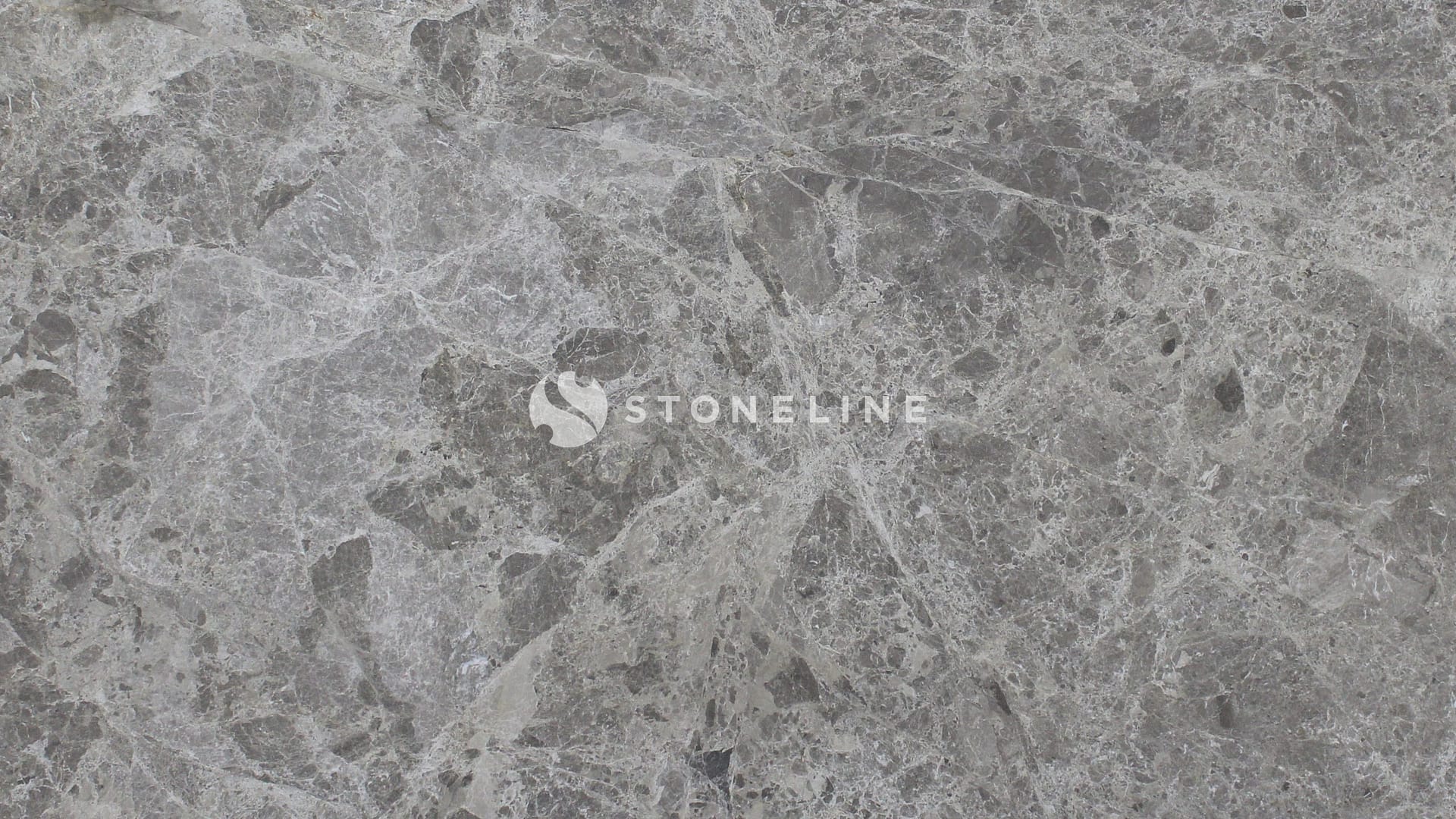 Gray marble surface with natural patterns