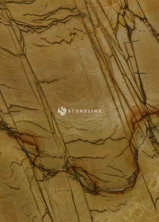 Close-up of brown marble texture with veining
