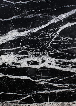 Black marble with white veining pattern