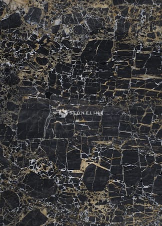 Dark marble texture with white and gold veins