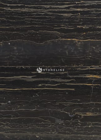 Dark, textured marble surface with fine white veins.