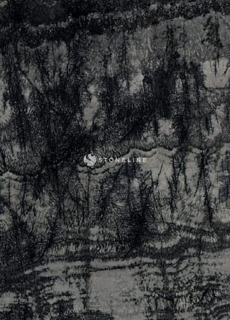 Close-up of white and gray marble texture.
