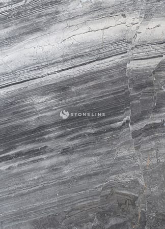 Gray marble with natural vein patterns