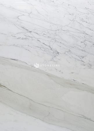 Close-up of white marble texture surface.