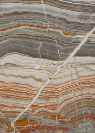 Close-up of black and white marble texture