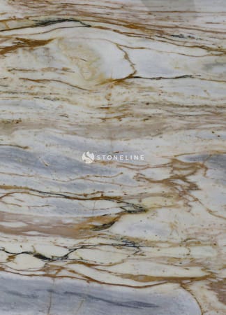 Marble texture with brown and gray veins