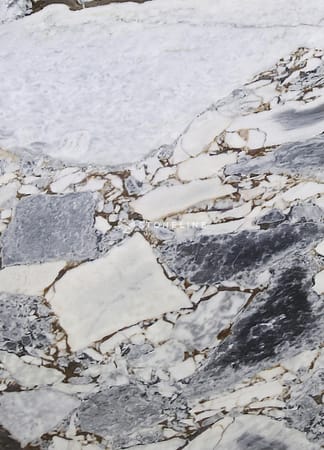 Closeup of gray and white marble texture
