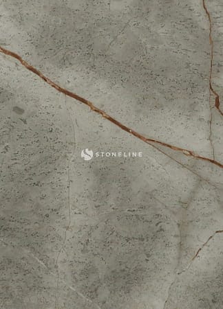 Close-up of cracked gray marble surface