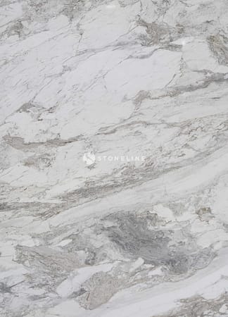 Textured white and gray marble surface
