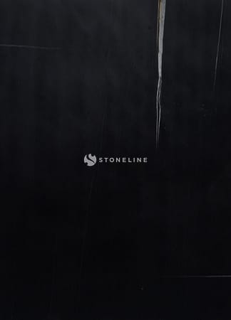 Black marble texture with white veins