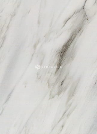Close-up of white marble texture and pattern.