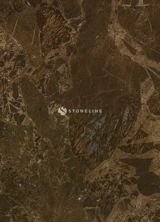Dark brown marble texture with white veins
