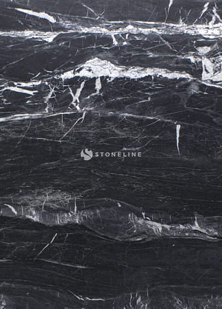 Black and white marble texture with veins