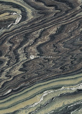 Marble texture with wavy, multicolored patterns.