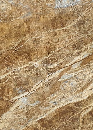 Brown marble surface with natural veins