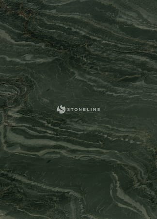 Dark green marbled stone texture, swirling pattern.