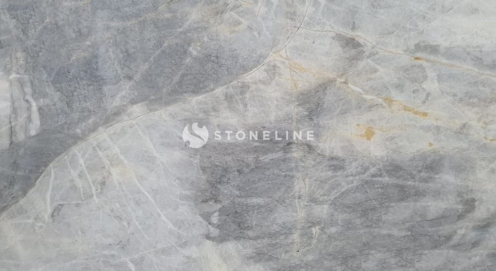 Close-up of gray marble texture with subtle patterns.