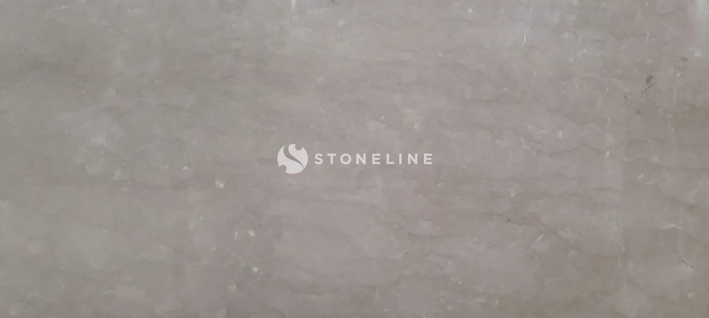 Close-up of light gray marble texture surface.
