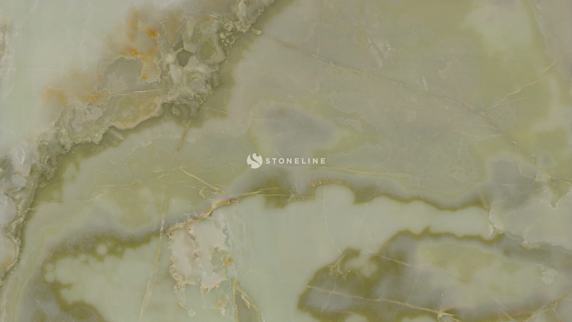 Green and white marble texture close-up.