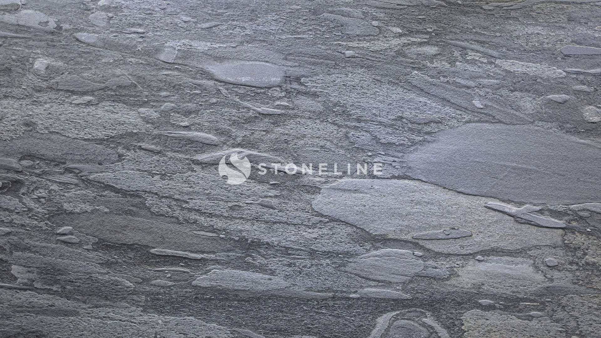 Gray textured rock surface with layered patterns