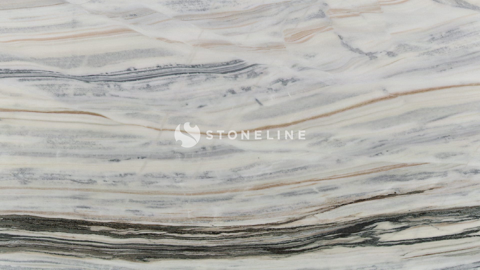 Close-up of multicolored marble texture pattern.