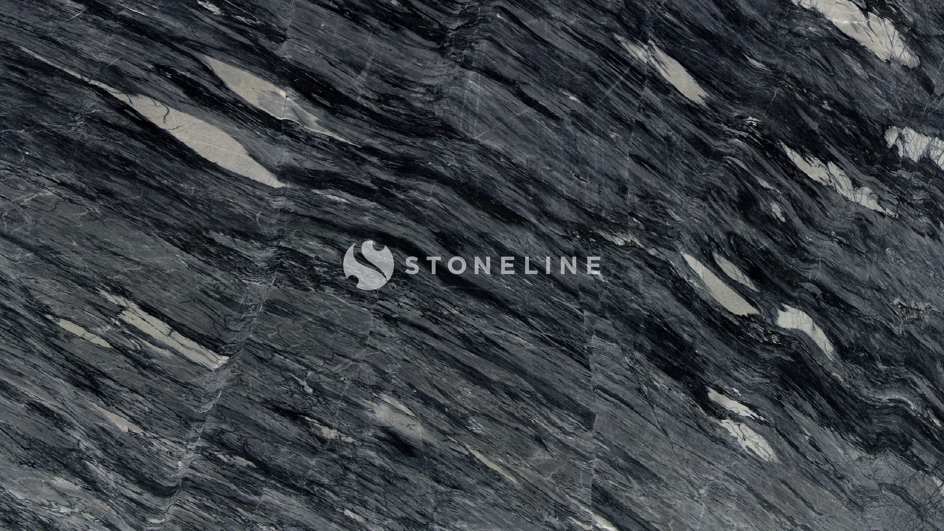 Dark gray marble texture with swirling patterns.