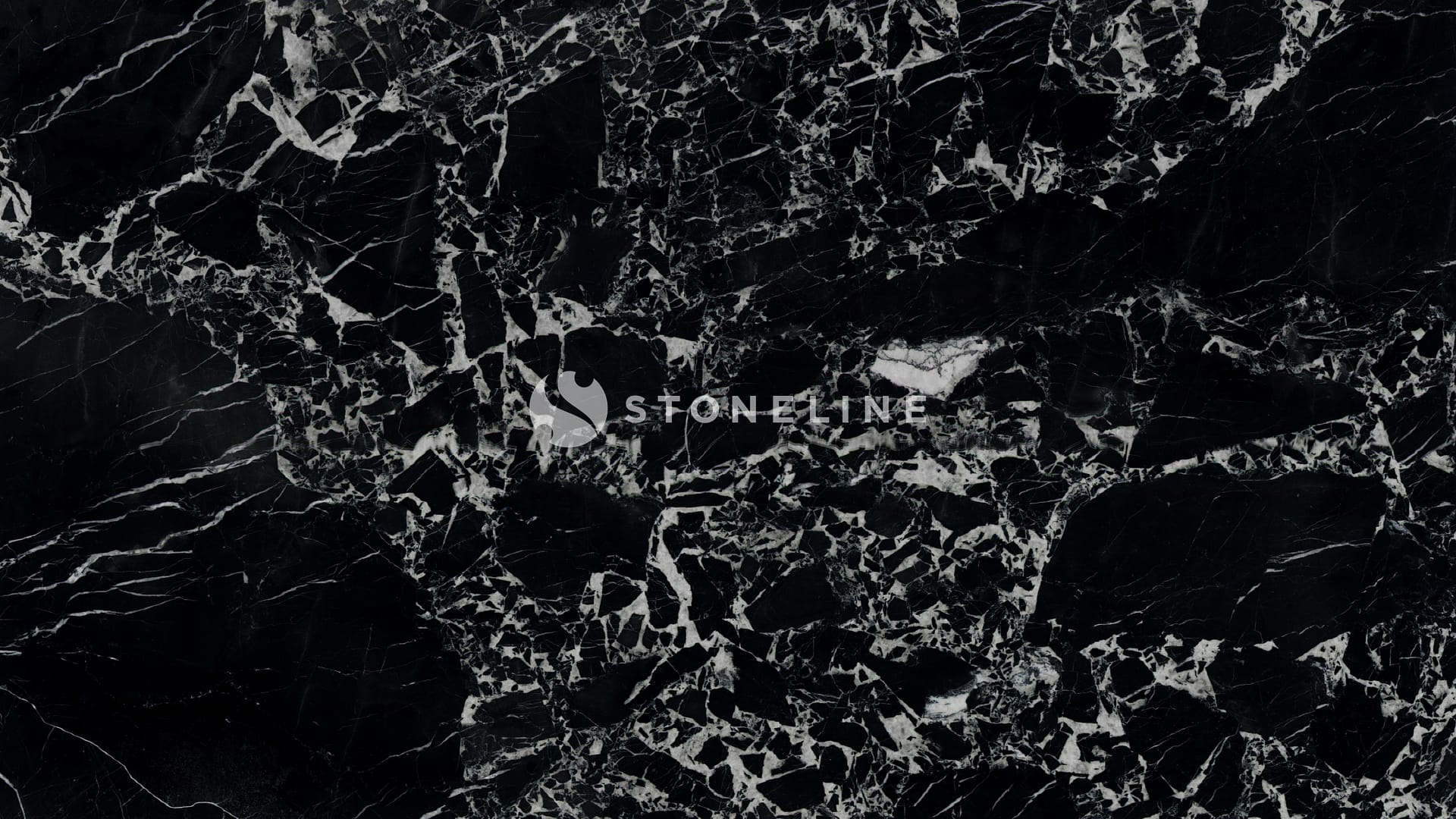 Black marble with white veins texture