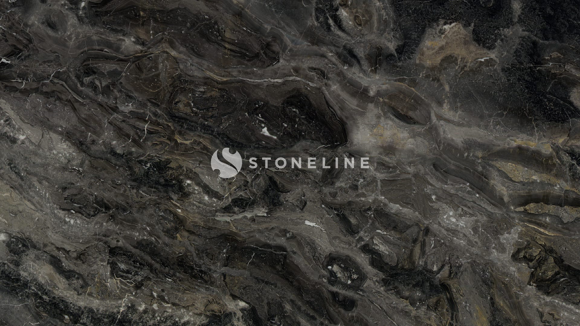 Dark marble texture with natural patterns