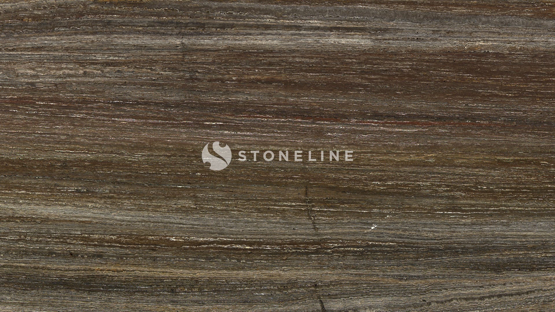 Brown textured marble surface with horizontal veins.