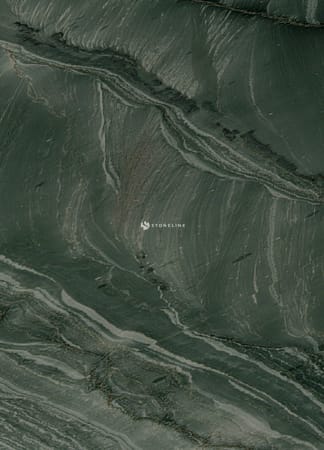 Green marble texture with white veins.