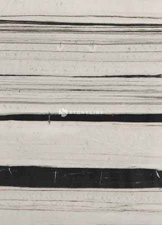 Black and white striped marble texture