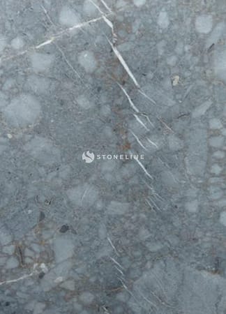 Close-up of gray marble texture.