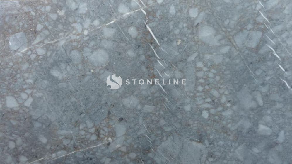 Close-up of gray marble texture.
