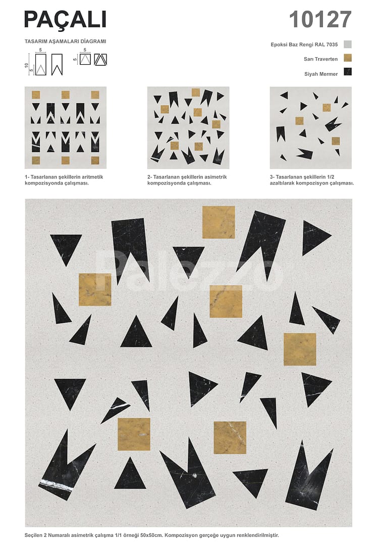 Paçalı - Palezzo Tasarımı Öğrenci Desen Yarışması 1. Aşama